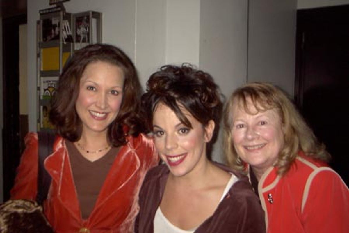Kaitlin Hopkins, Leslie Kritzer and Shirley Knight at 