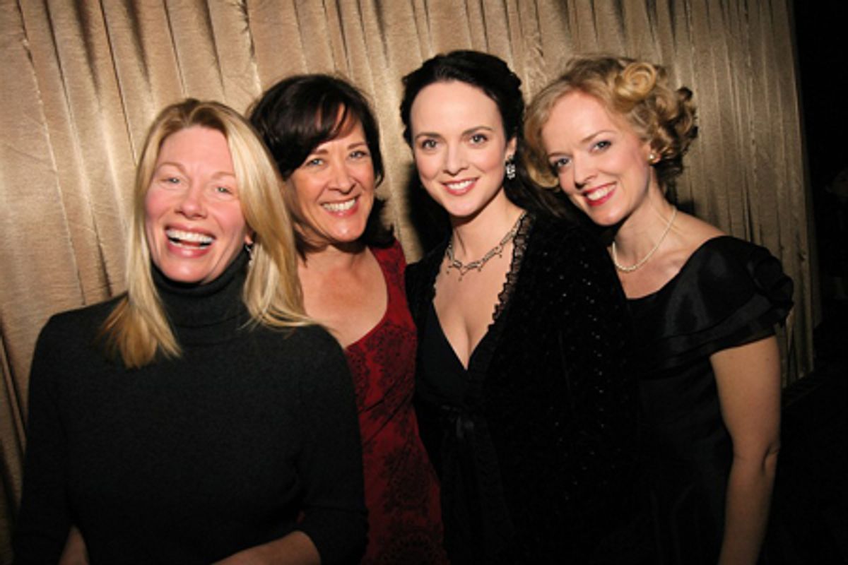 Marin Mazzie, Karen Ziemba, Melissa Errico and Nancy Anderson at 