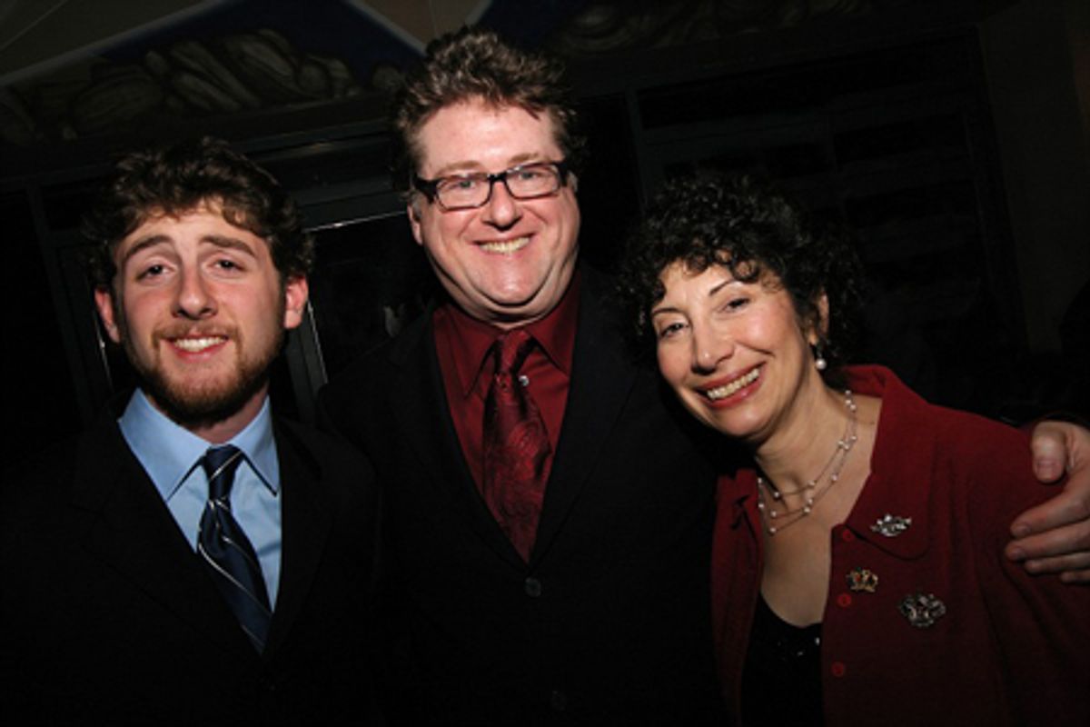 Max Freedman, Robert L. Freedman and Jean Kauffman at 