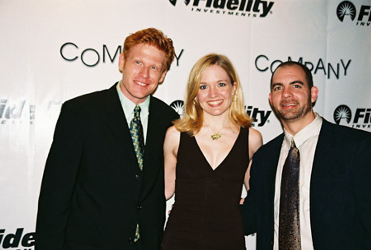 Jason Ostrowski (u/s Peter), Jane Pfitsch (u/s Amy), David Garry (u/s Larry, Harry, Paul) at 