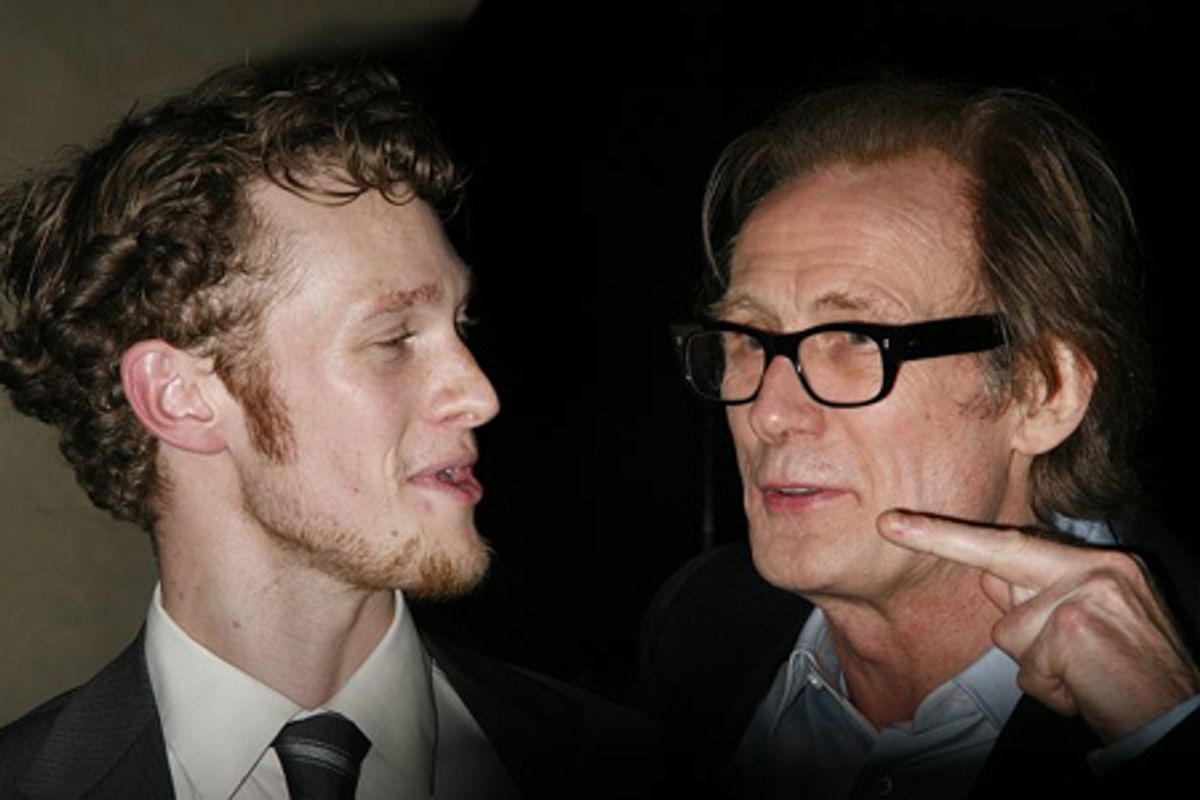 Dan Bittner and Bill Nighy at 