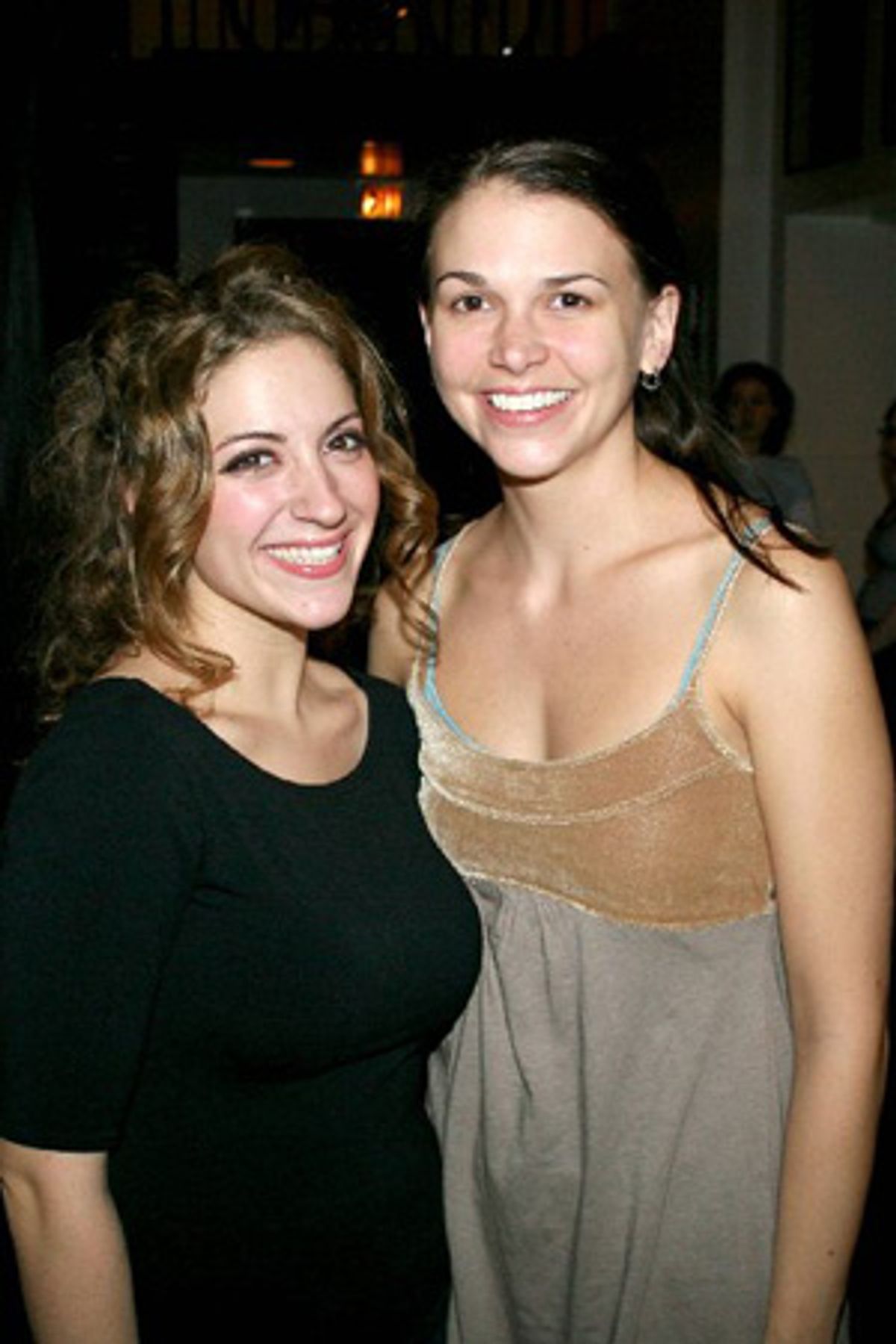 Donna Vivino and Sutton Foster at 