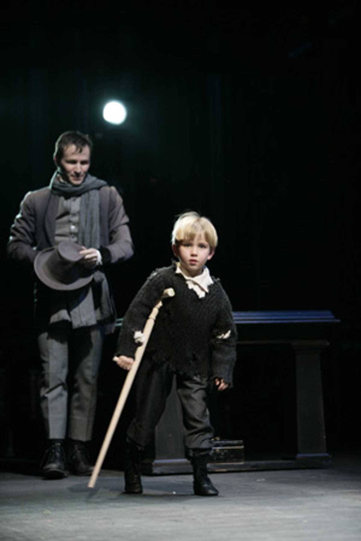 Luke Sauer as Tiny Tim at 
