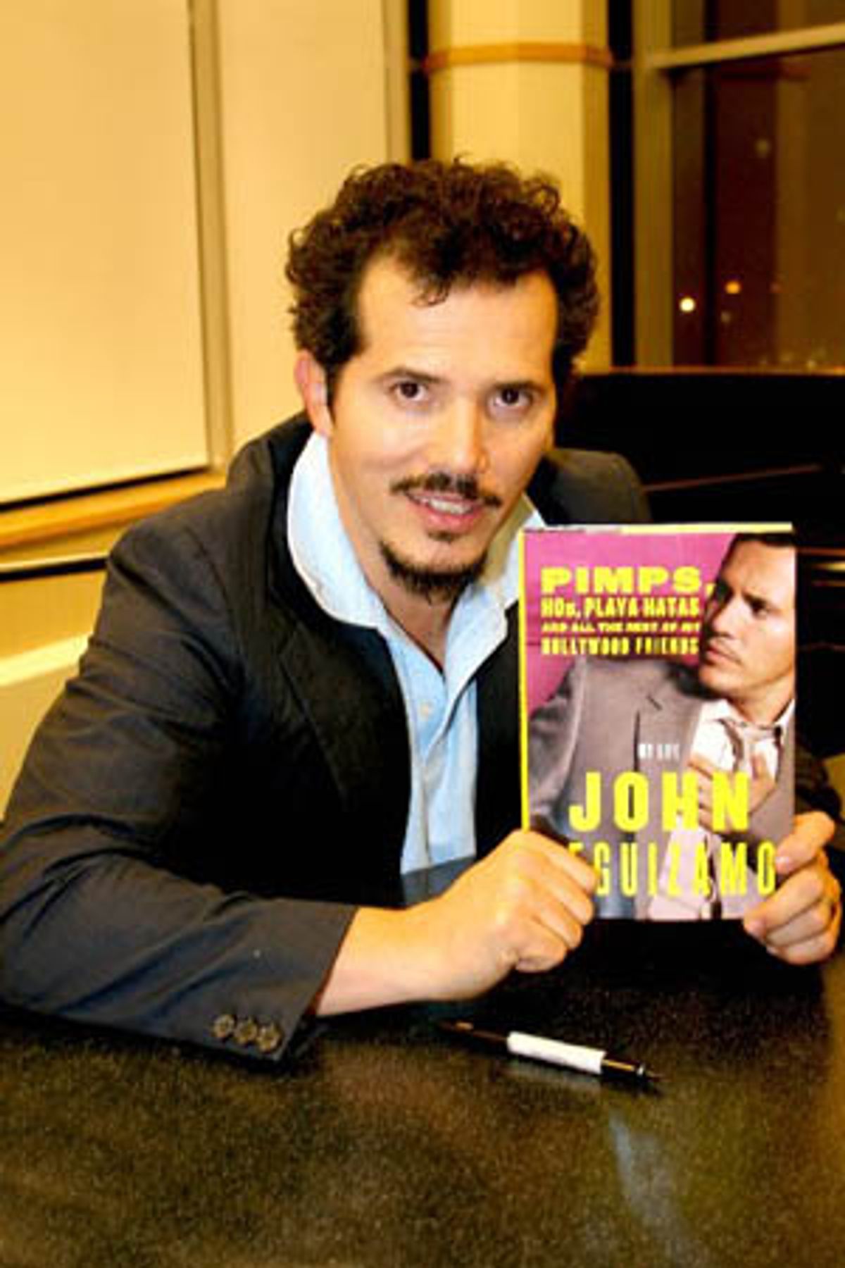 John Leguizamo with his new book at 