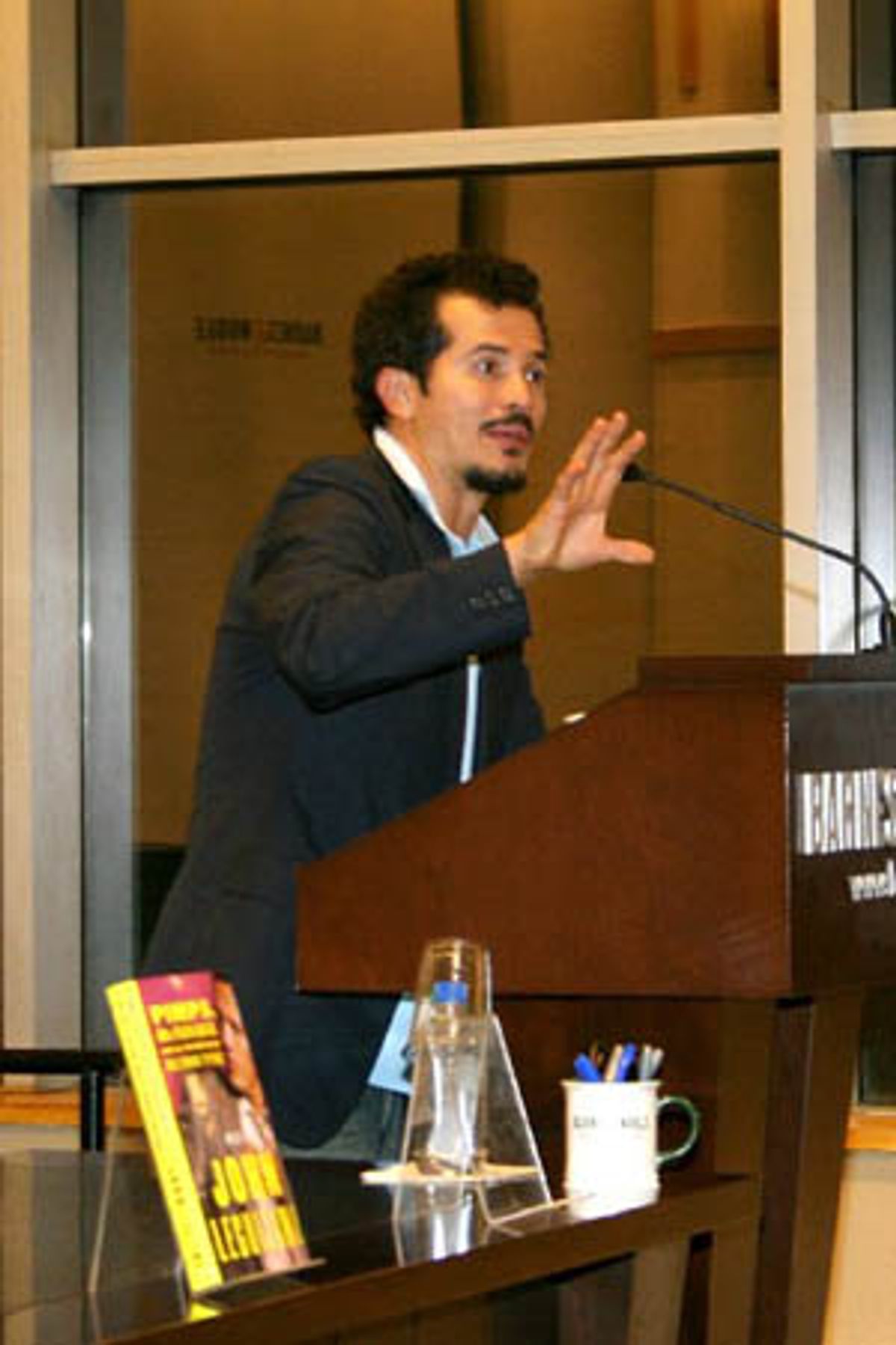 John Leguizamo greets the crowd at 