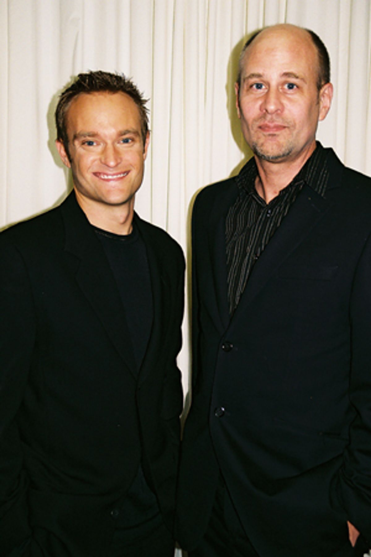 Chad Allen and Terry Kinney (Director, Vineyard Theatre's upcoming Agony and the Agony) at 