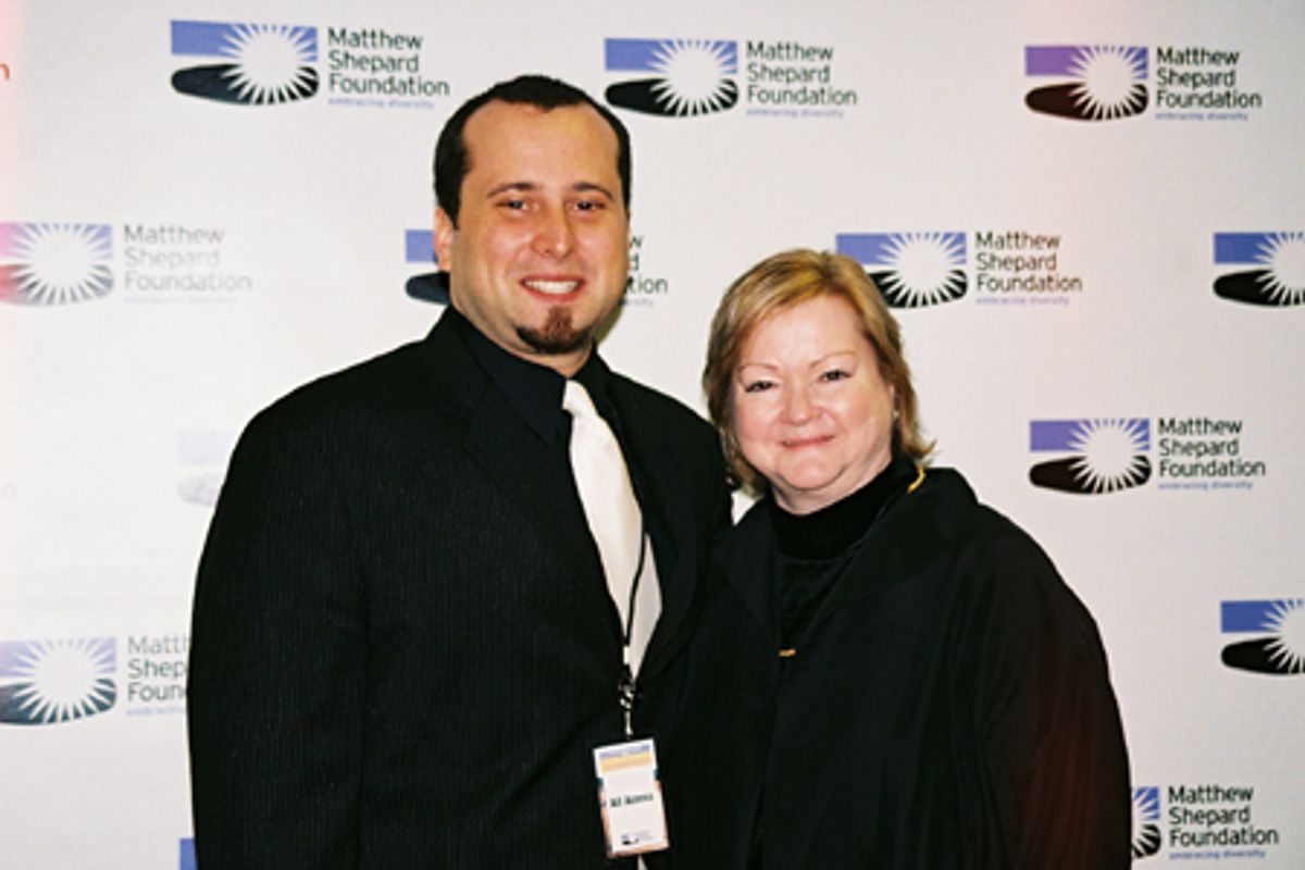 Gregory Lewis and Judy Shepard at 