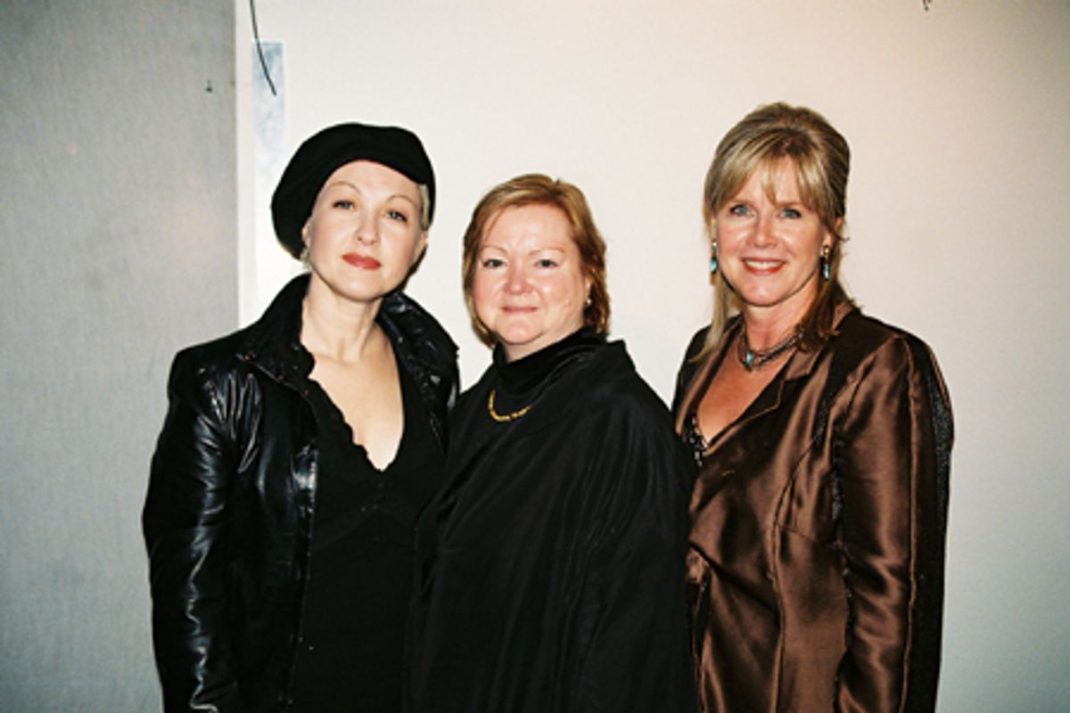 Cyndi Lauper, Judy Shepard and Tipper Gore at 