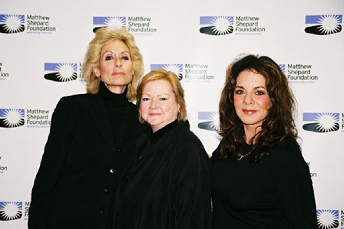 Judith Light, Judy Shepard and Stockard Channing at 