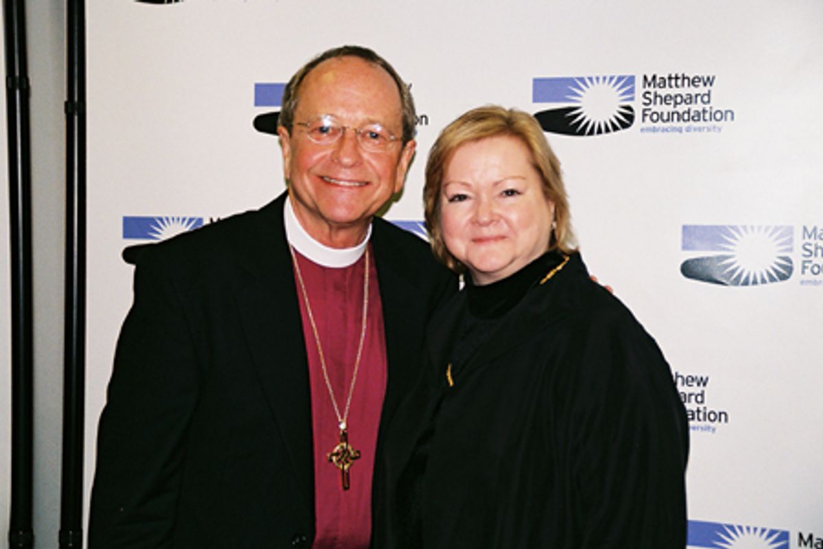 Bishop Gene Robinson and Judy Shepard at 