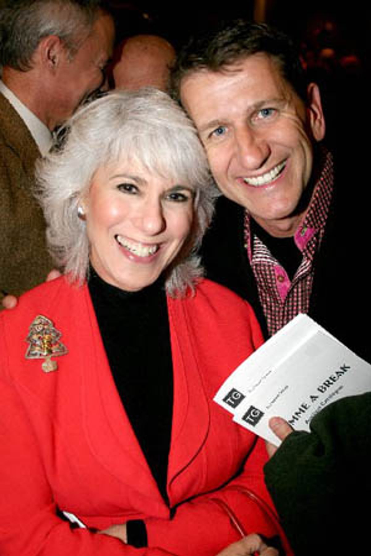 Jamie DeRoy and Tom Kirdahy at 