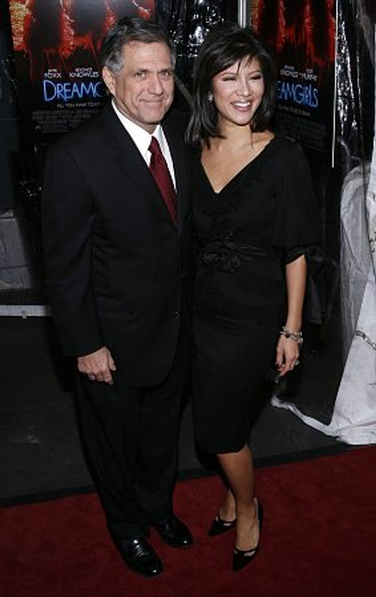 Les Moonves and wife Julie Chen at 