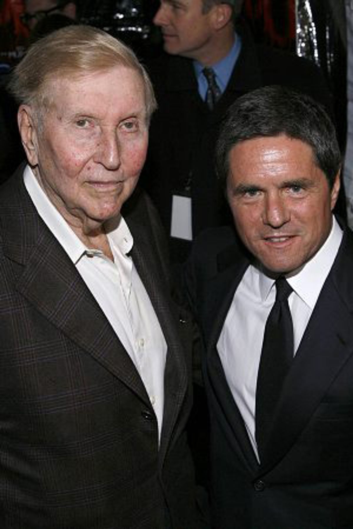 Sumner Redstone and Brad Grey at 