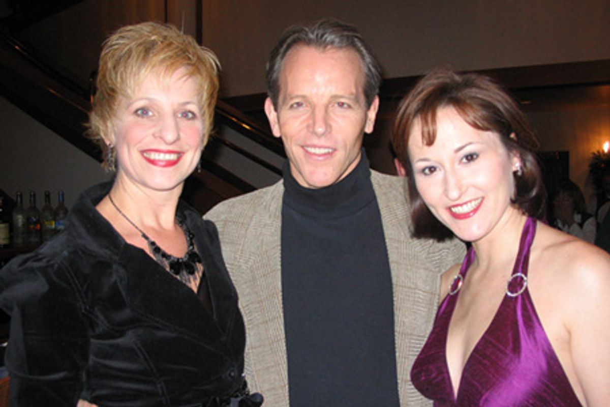 Kelli Barclay, Stephen Bogardus (Bob Wallace) and Cara Kjellman at 