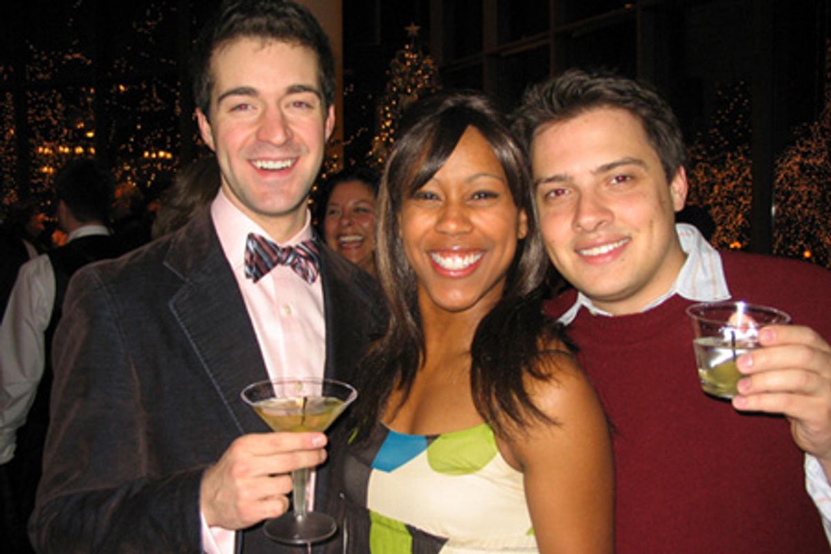 Matthew Schneider, Lisa Ramey and David Ruttura (Asst. Director) at 