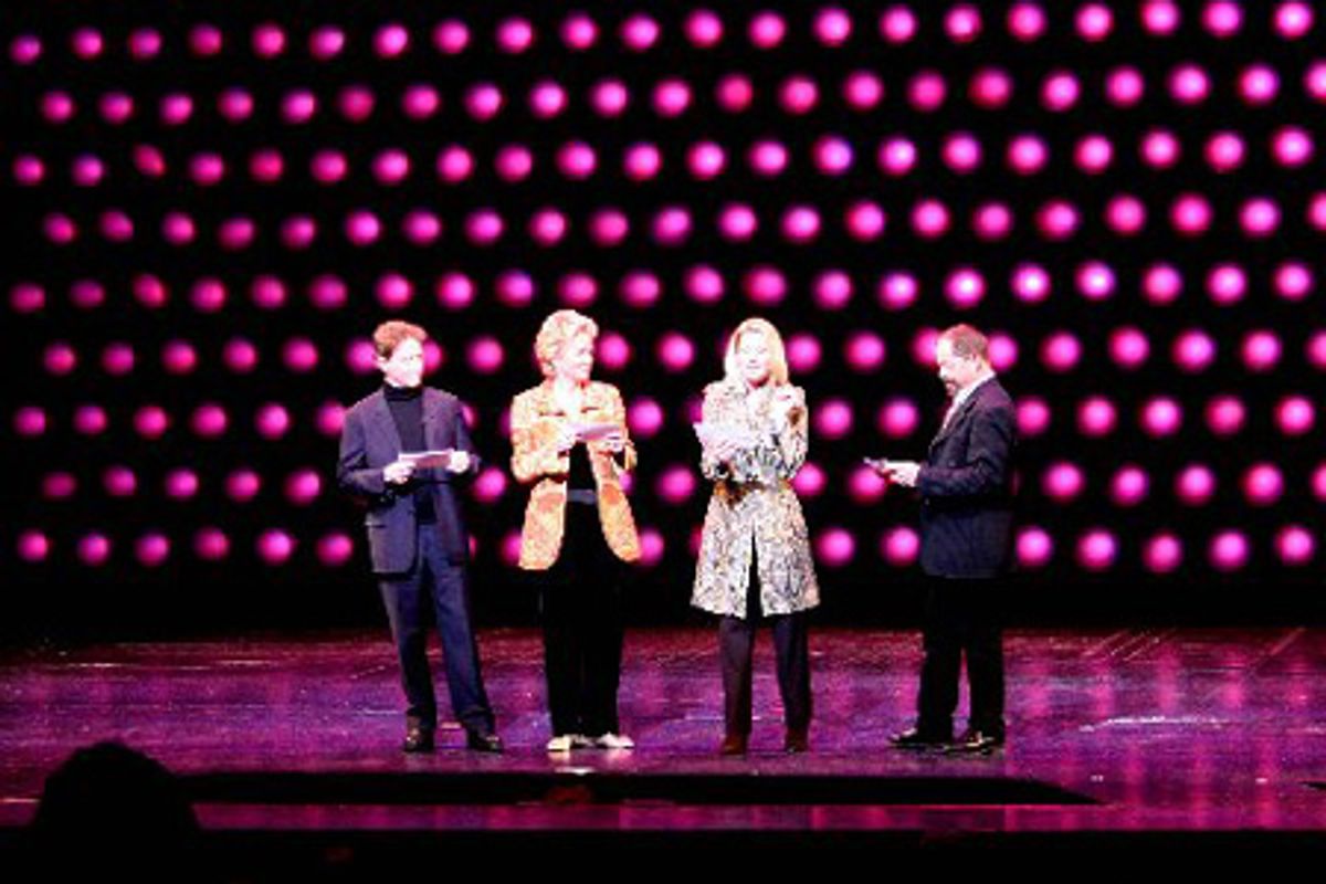 Martin Short, Christine Ebersole, Marin Mazzie and Jonathan Hadary at 