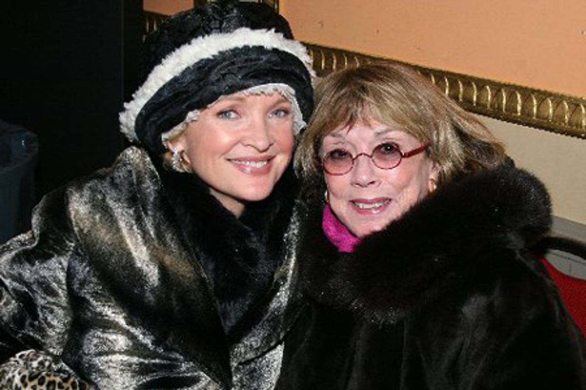 Christine Ebersole and Phyllis Newman at 