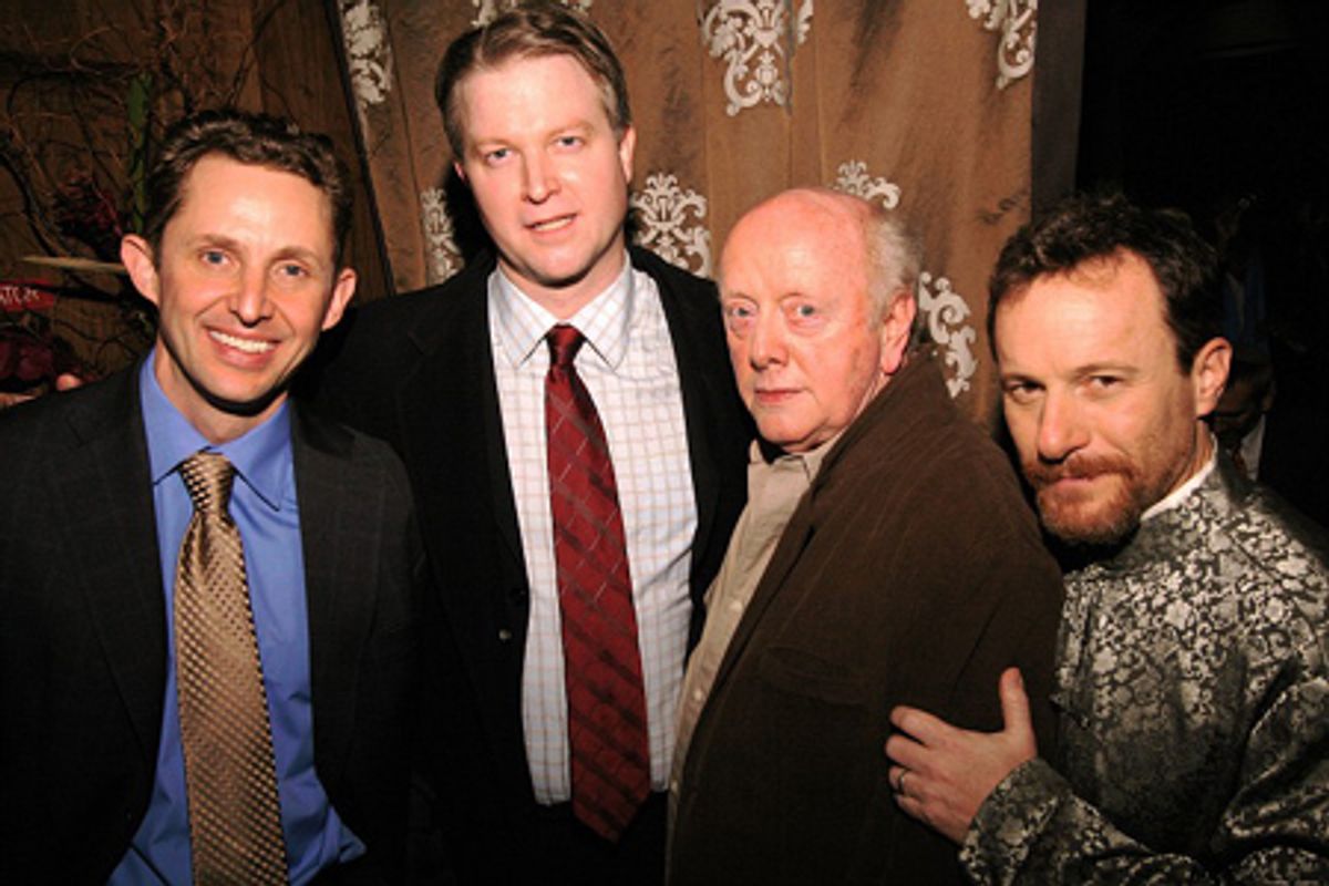 Todd Weeks, C.J. Wilson, Peter Maloney and Steven Goldstein at 