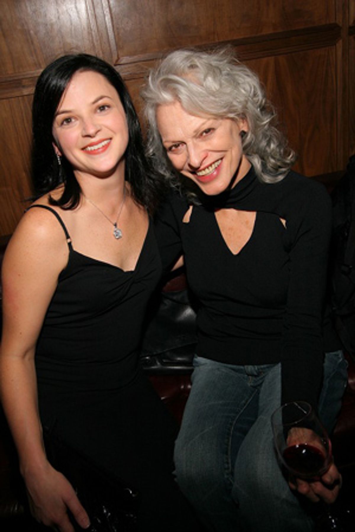 Rachel Black and Judith Roberts at 