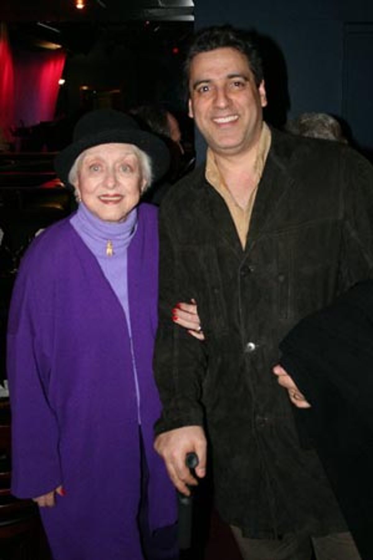 Celeste Holm and Frank Basile at 