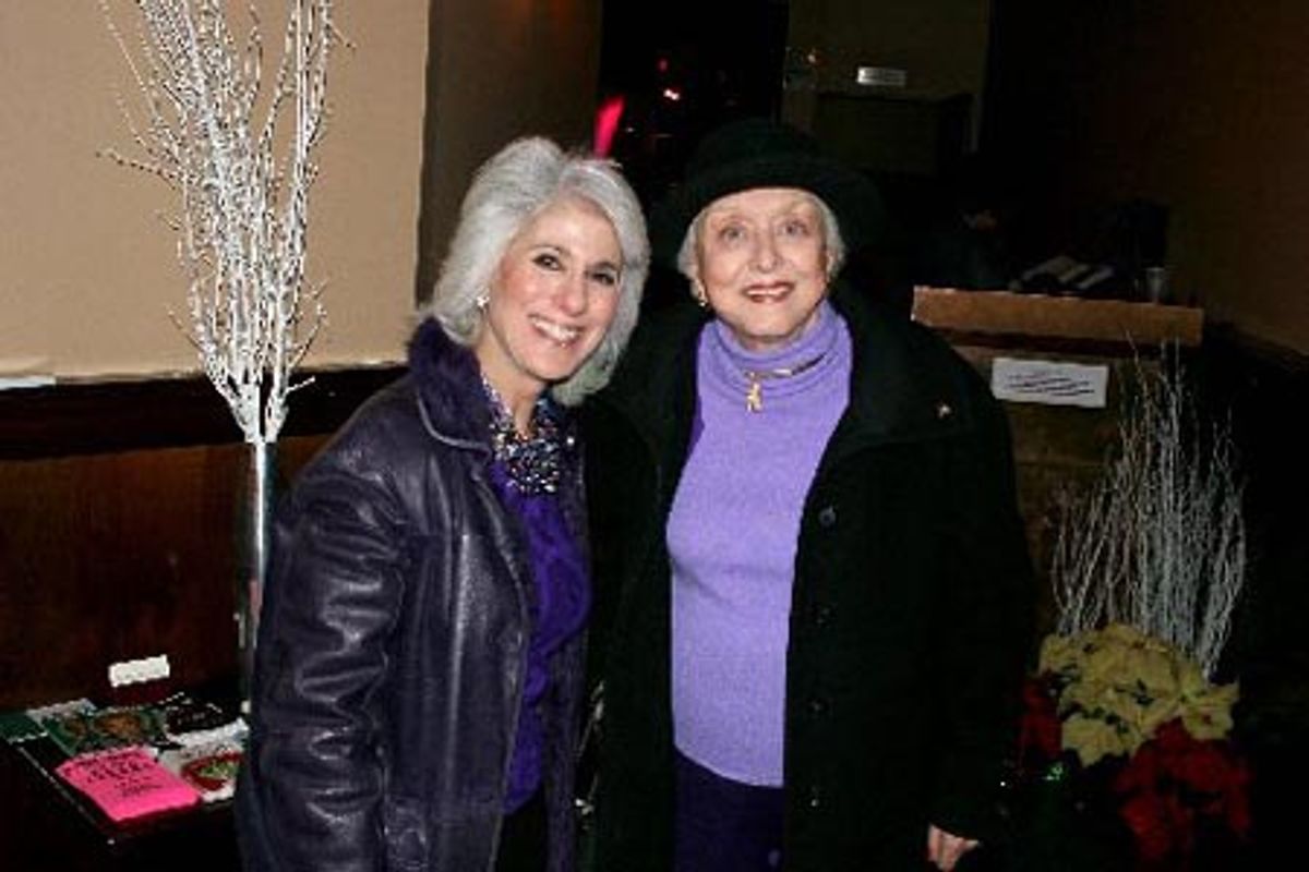 Jamie DeRoy and Celeste Holm at 