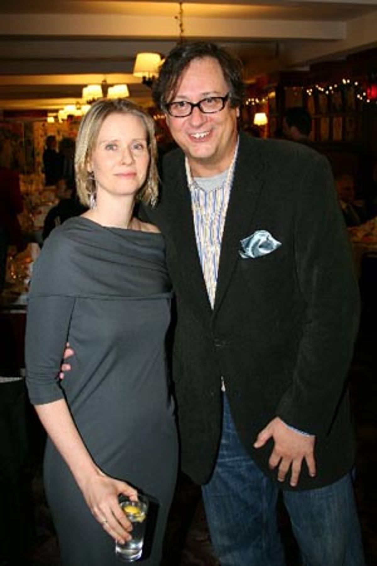 Cynthia Nixon and Douglas Carter Beane at 