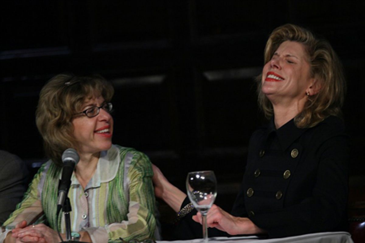 Jackie Hoffman and Christine Baranski at 