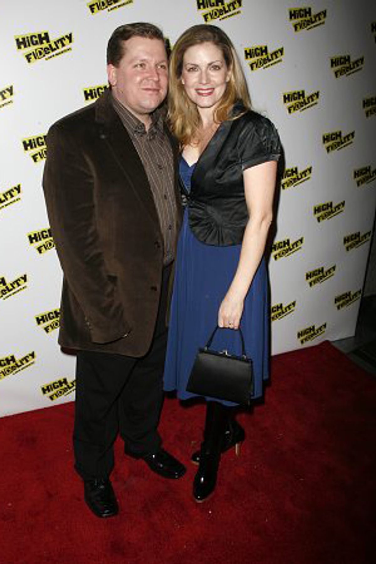 David Lindsay-Abaire and wife at 