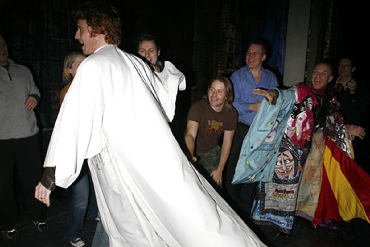 Paul Castree and cast members at 