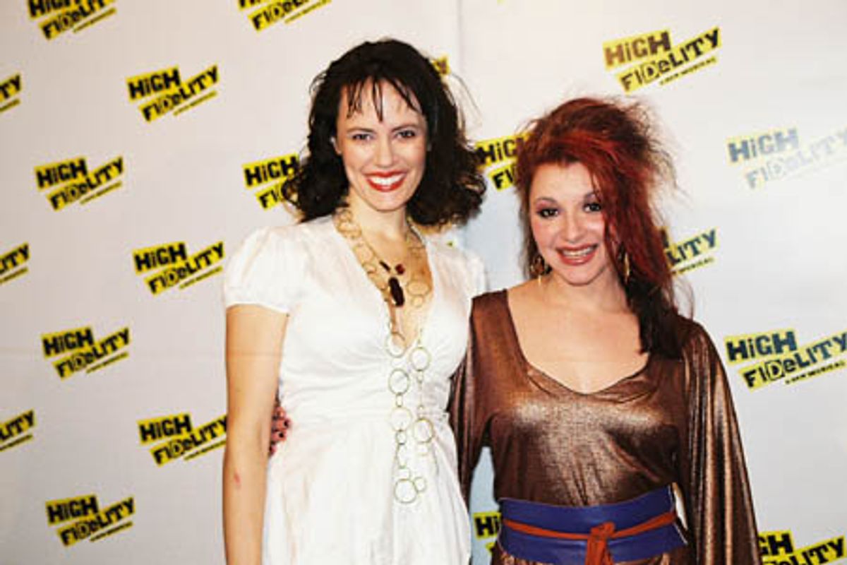 Emily Swallow (Charlie/Marie LaSalle) and Rachel Stern (Liz/Jackie) at 