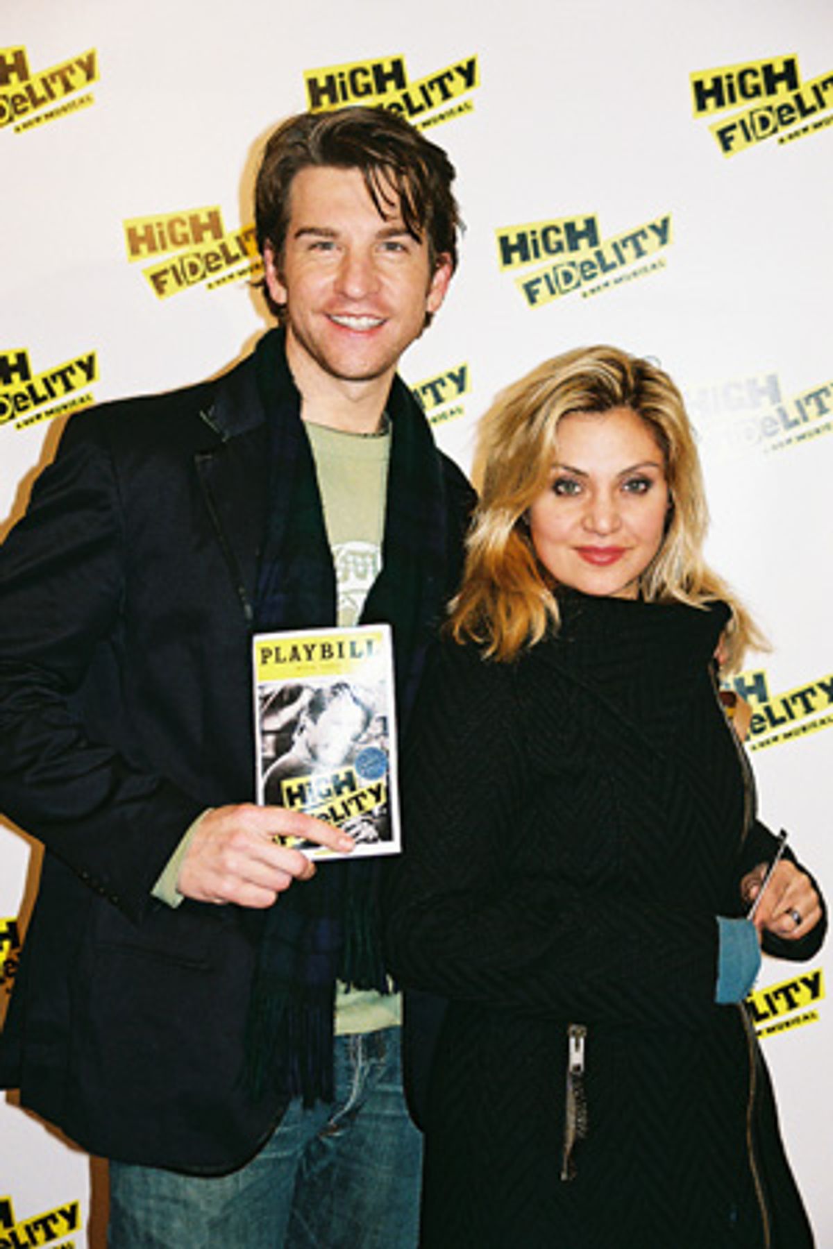 Andy Karl and Orfeh at 