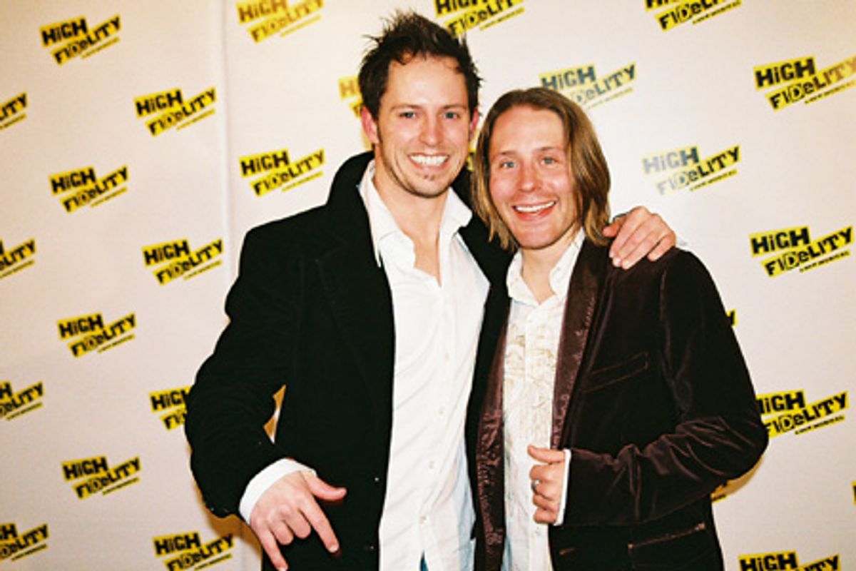 Andrew Call (Hipster/Roadie) and Justin Brill (Futon Guy) at 