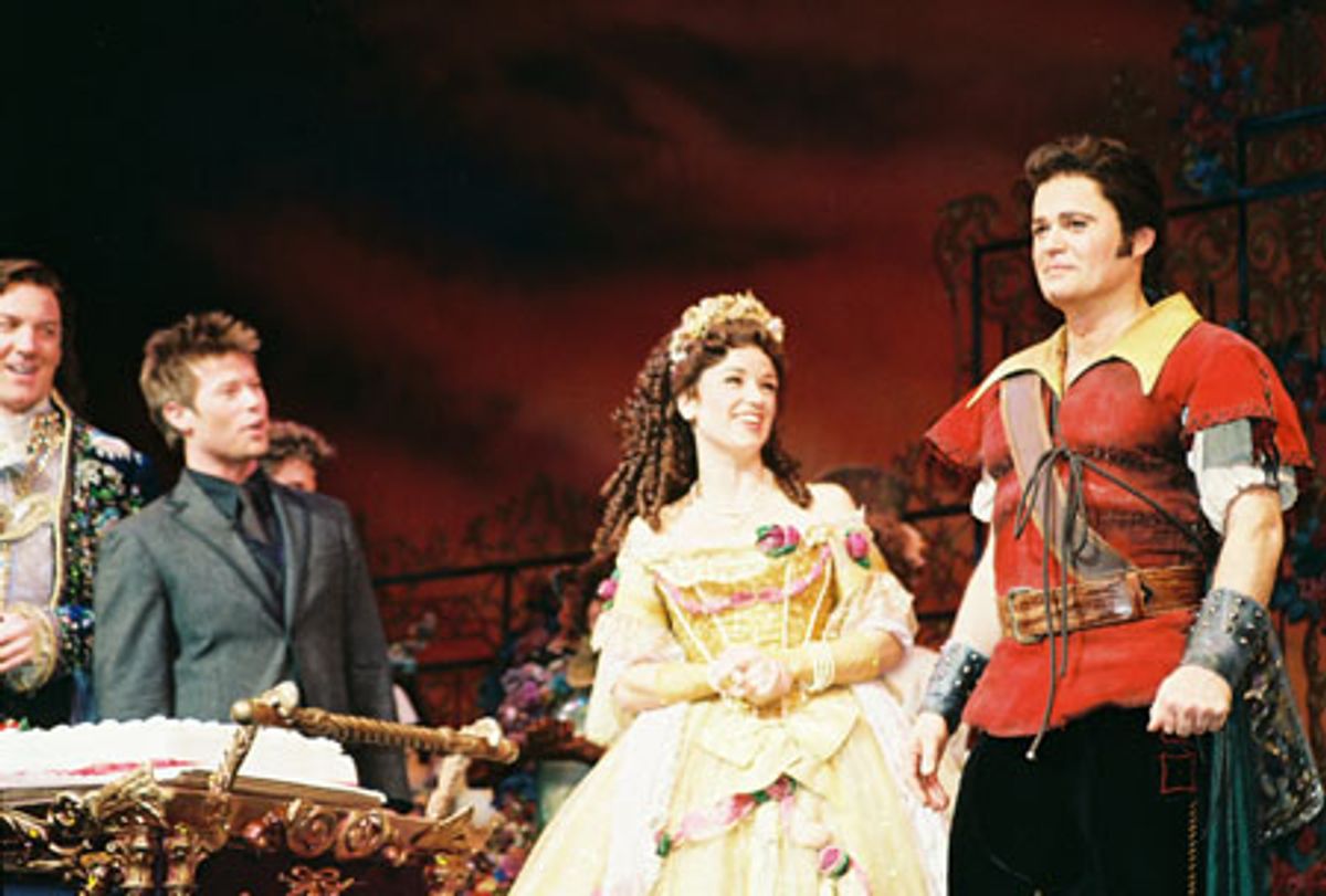 Jacob Young, Sarah Uriarte Berry and Donny Osmond at 