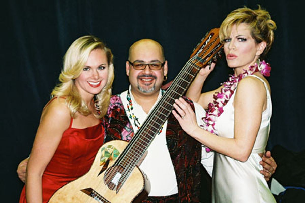 Laura Bell Bundy, Michele Ramos (guitar) and Felicia Finley at 