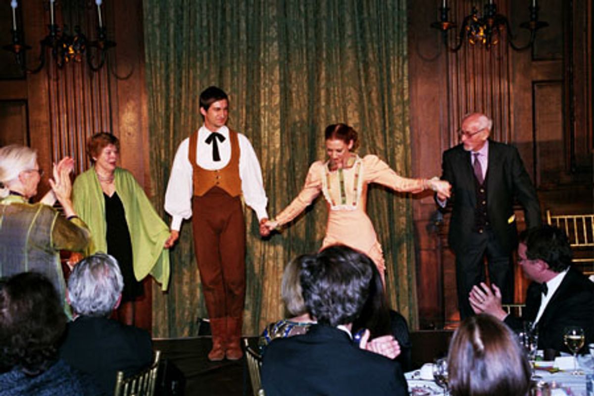 Anne Jackson, David Zurak, Blakely White-McGuire and Eli Wallach in a tribute to MacDowell Colony Fellows Aaron Copland and Martha Graham at 