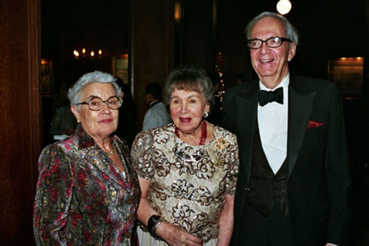 Marjorie Rosenthal, Helen Tucker and Fred Papert at 