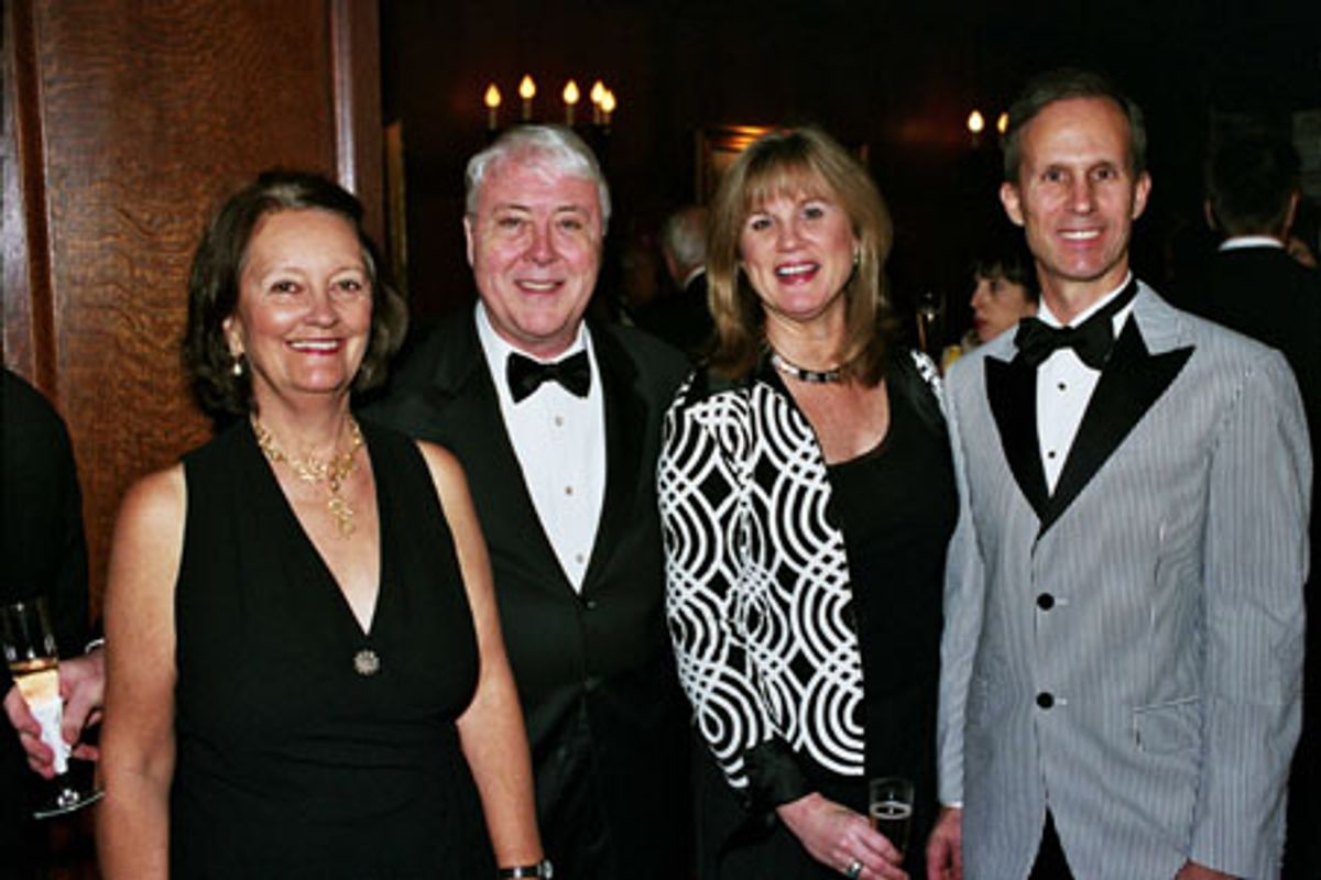 Victoria Campbell Kirsten, Bobby White, guest and Brandon Fradd at 