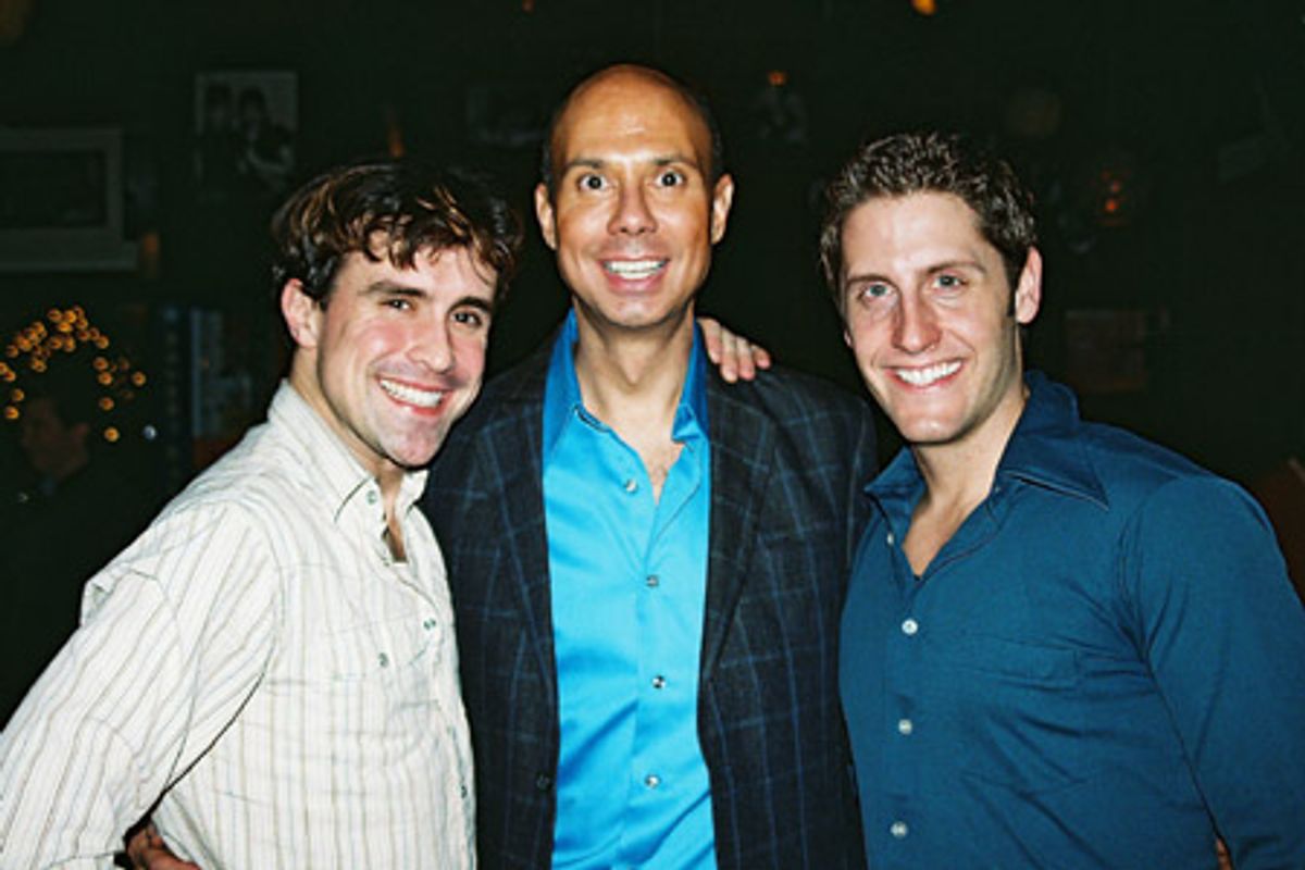 Josh Walden, our new star - Richie Ridge and Kurt Domoney at 