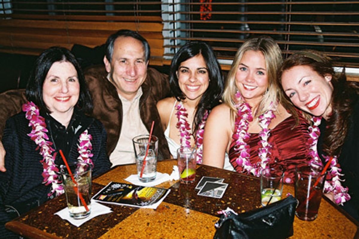 Marcia Diamond, Steve Diamond, Michelle Bossy, Katie Simon and Amber Ford at 
