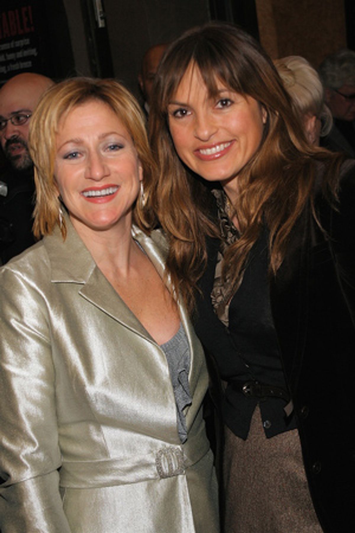 Edie Falco and Mariksa Hargitay at 