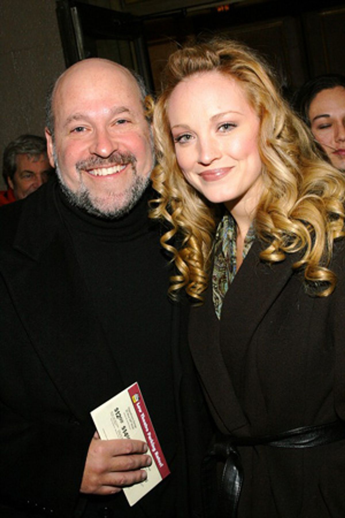 Frank Wildhorn and Brandi Burkhardt at 