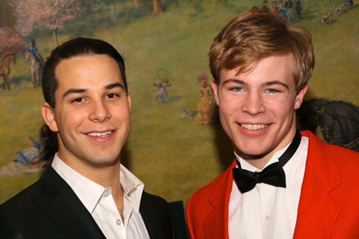 Skylar Astin and Jonathan B. Wright at 