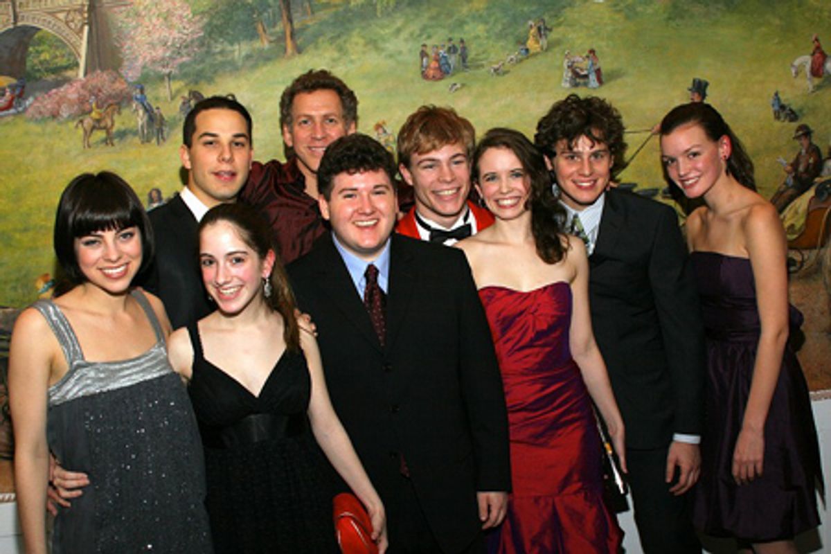 Krysta Rodriguez, Skylar Astin, Remy Zaken, Stephen Spinella, Brian Charles Johnson, Jonathan B. Wright, Phoebe Strole, Jonathan Groff and Jennifer Damiano at 