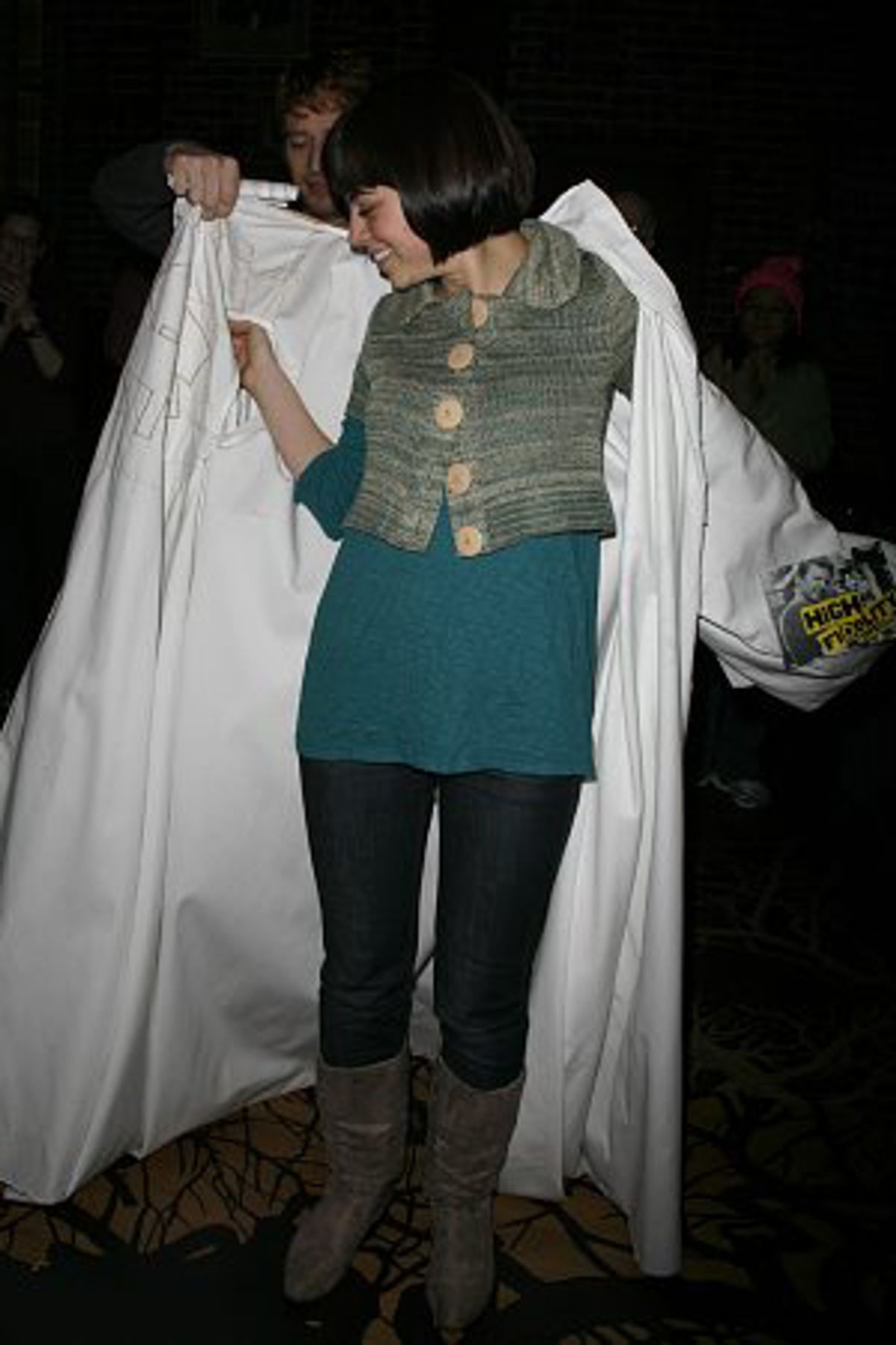 Paul Castree and Krysta Rodriguez at 