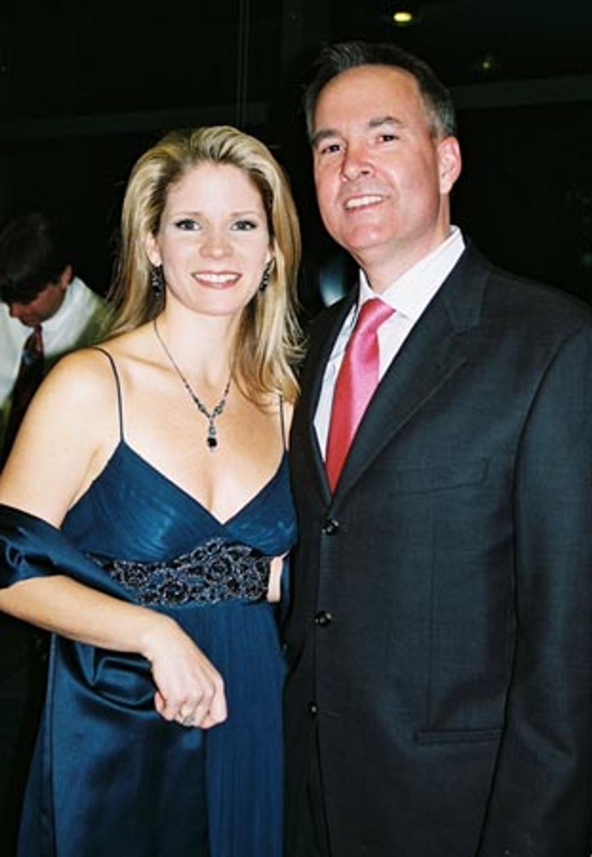 Kelli O'Hara and Charles McKay (NYFOS Managing Director) at 