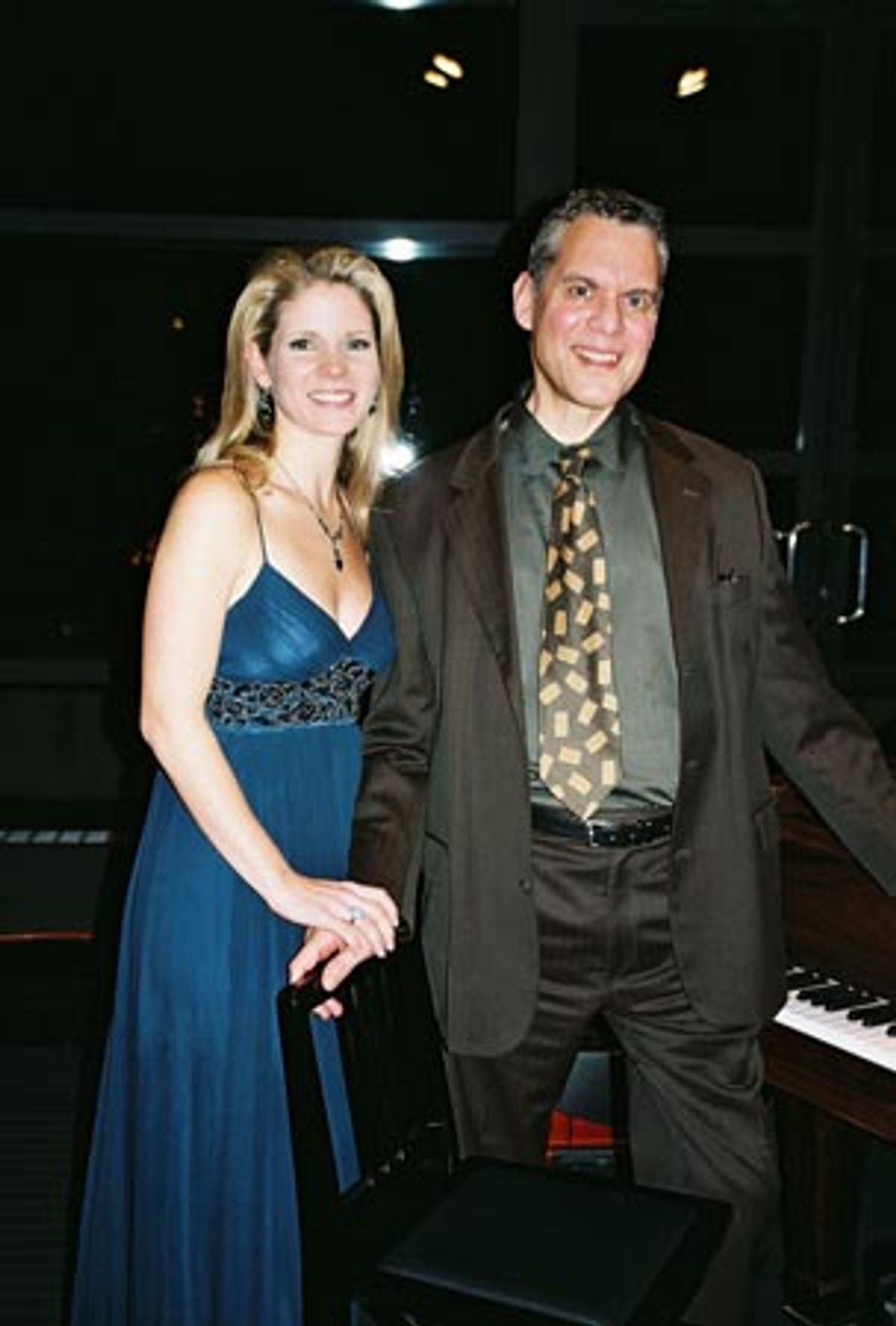 Kelli O'Hara and Steven Blier (NYFOS Co-Artistic Director) at 