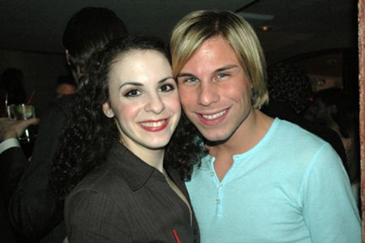 Shoshanna Richman and Matthew Parker at World AIDS Day 'Rags' Concert