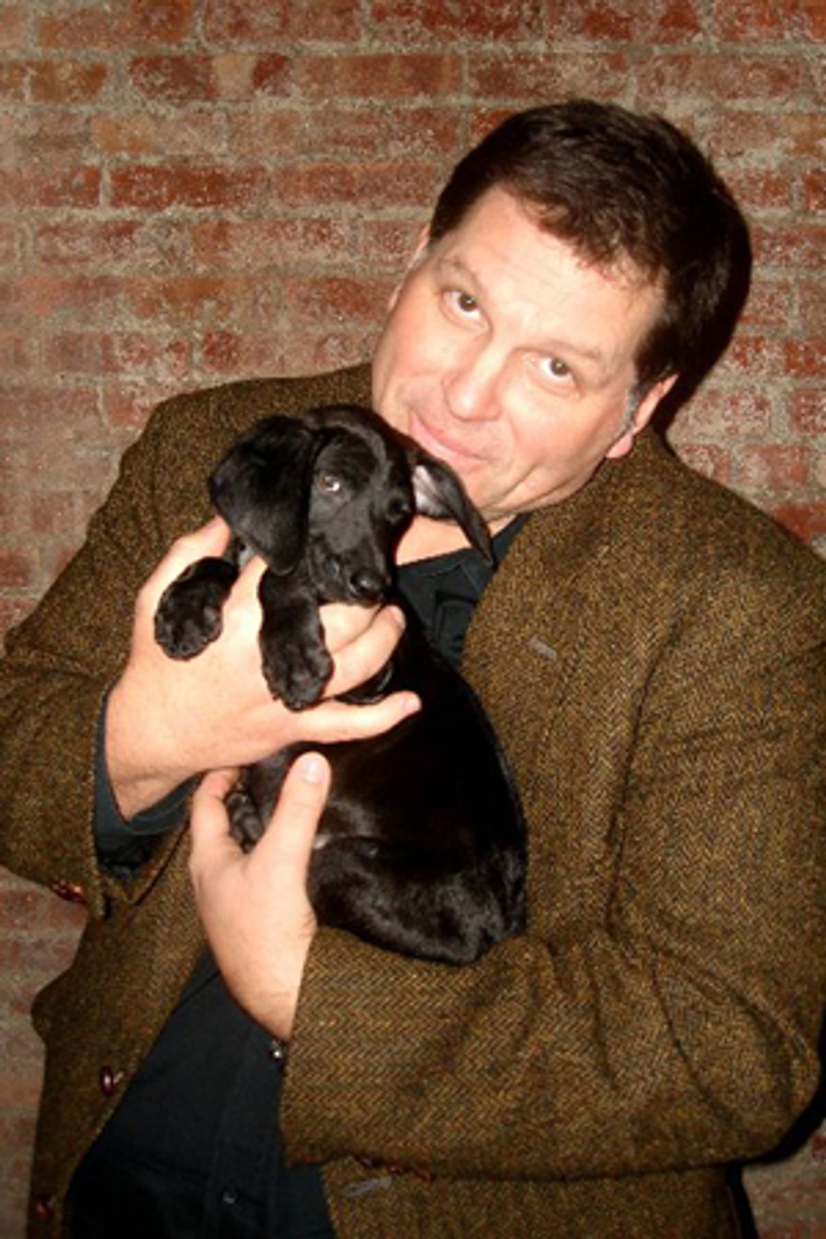 Skipp Sudduth - officially the first person to adopt a pet from Animal Haven at 