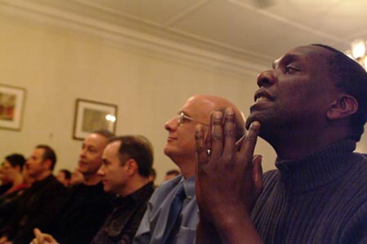 Stephen Flaherty, Tom Viola (BC/EFA) and Gerry McIntyre at 