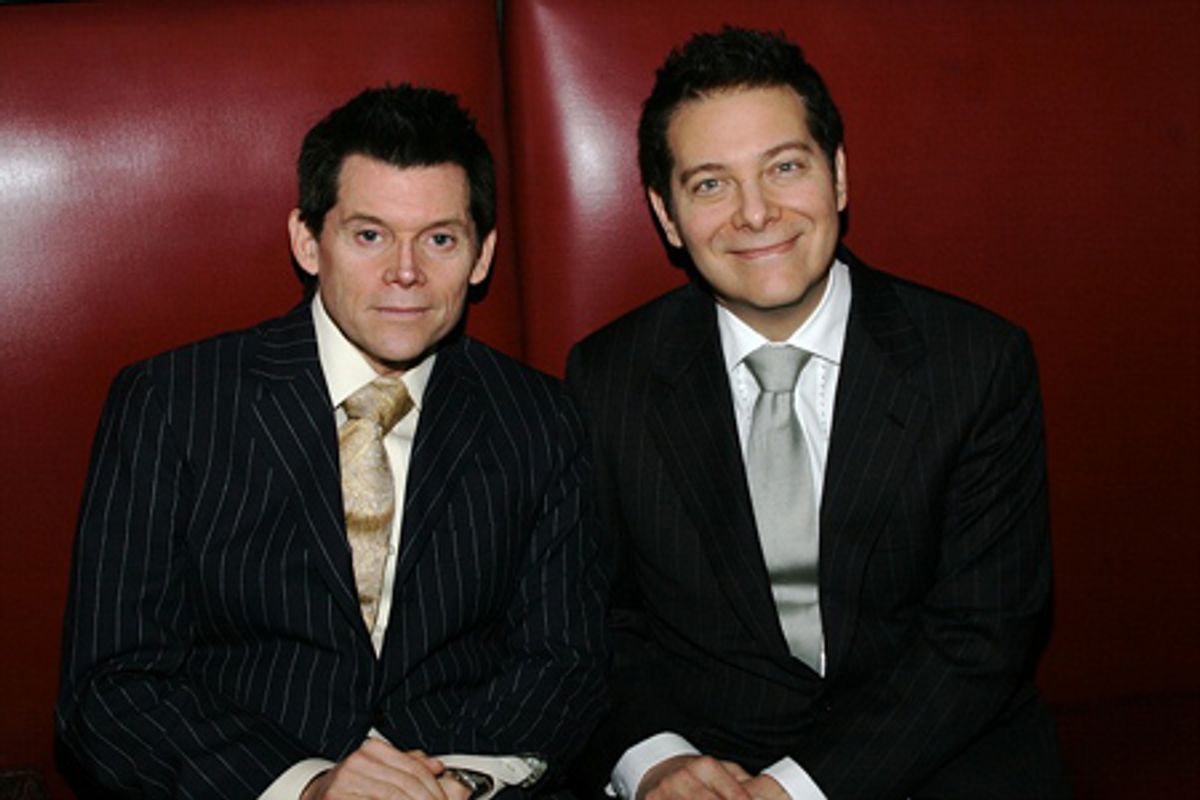 Terrence Flannery and Michael Feinstein
 at 